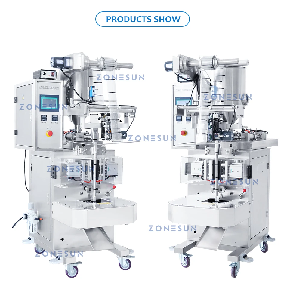 ZONESUN ZS-S100 Automatic Paste Filling Sealing Machine With Date Printer