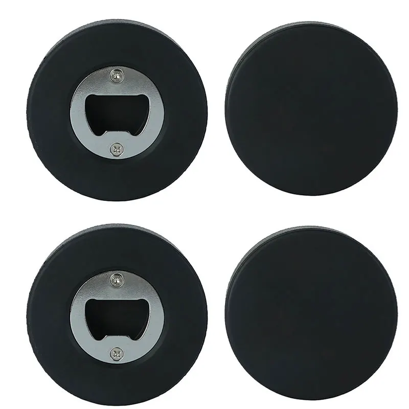 

100Pcs Rubber Bottle Opener Portable Beer Bottle Cap Bottle Opener Multi-function Fridge Sticker Drink Bottle Openers Wholesale
