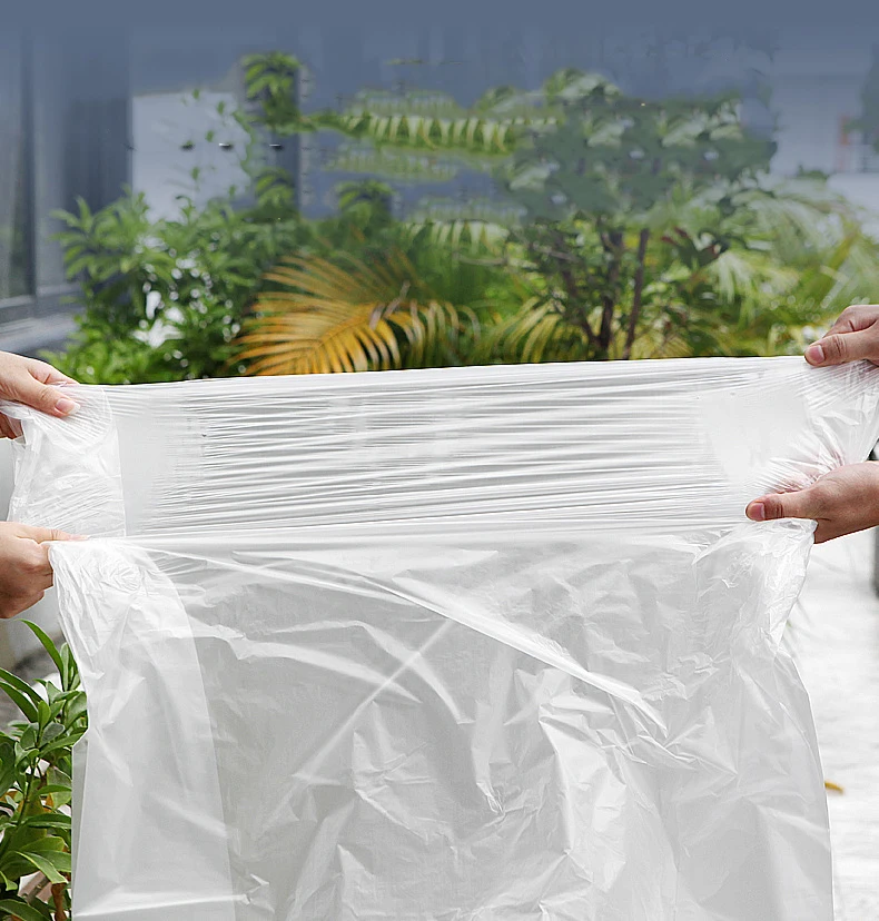 Trash Bags Large Capacity Disposable Thickened Storage Clear Recycling Bin Liners Plastic Refuse Sacks