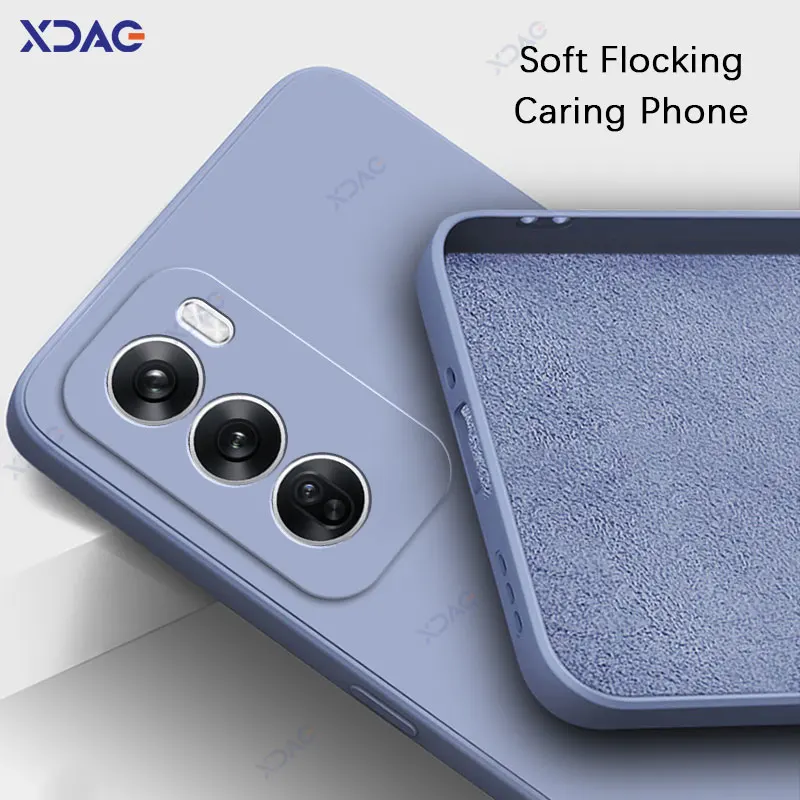 Deluxe Liquid Silicone Square Soft Back Cover