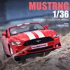1:36 Ford Mustang GT Alloy Sports Car Model Diecasts Metal Toy Vehicles Car Model High Simulation Childrens Toys Gift Collection 3