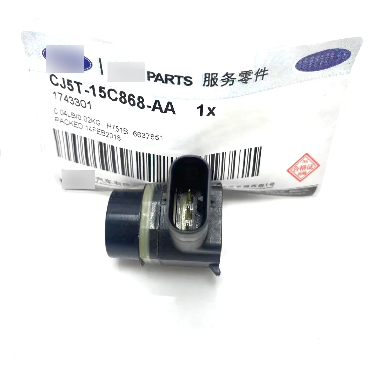 CJ5T-15C868-AA Original PDC Car Ultrasonic Parking Distance Detector Sensor For Ford Kuga Focus C-Max Escape AM5T-15C868-AAW