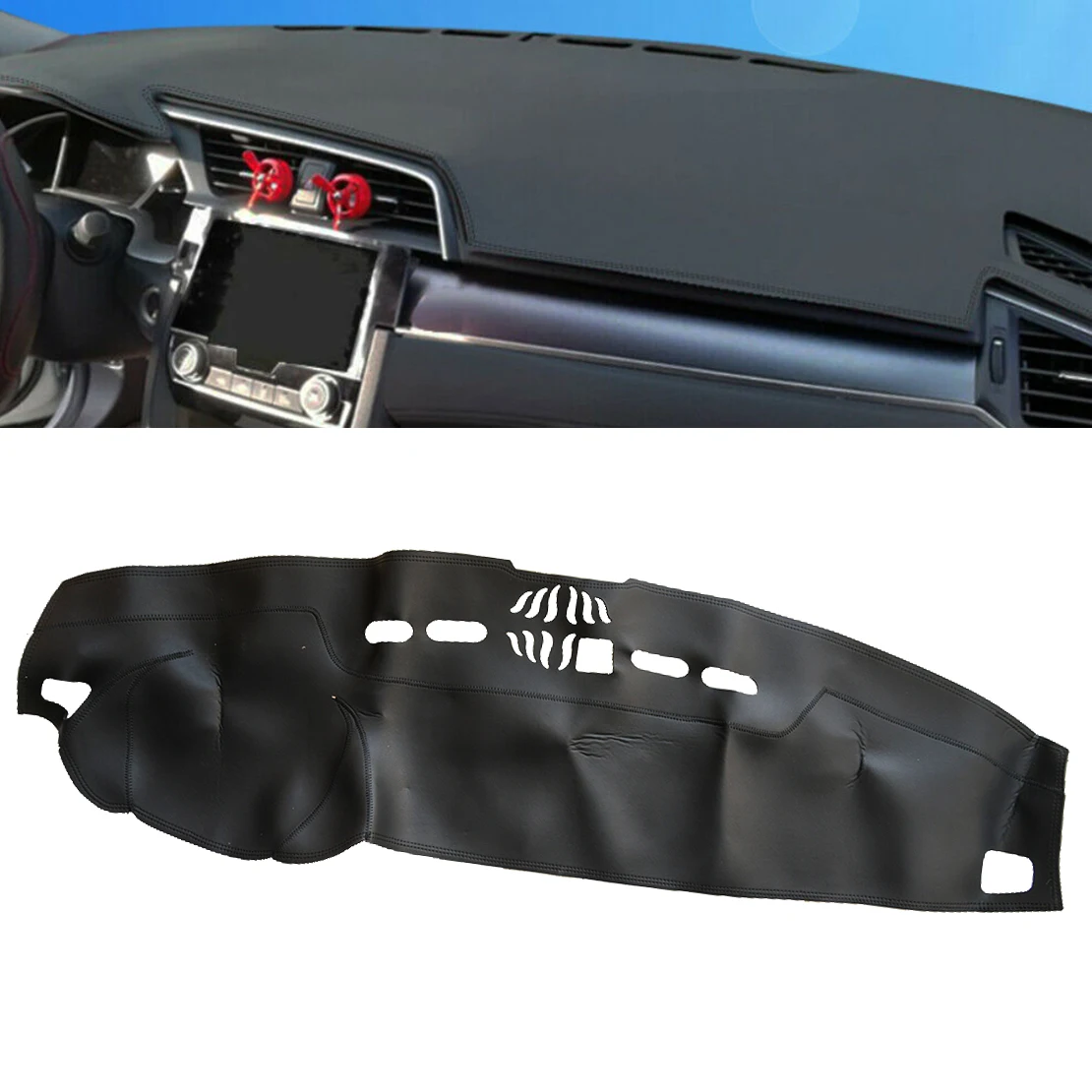 자동차 Dashmat 대시 보드 대시 매트 패드 카펫 썬 커버 바이저 프로텍터 블랙 랜드 로버 레인지 로버 스포츠 LR3 LR4