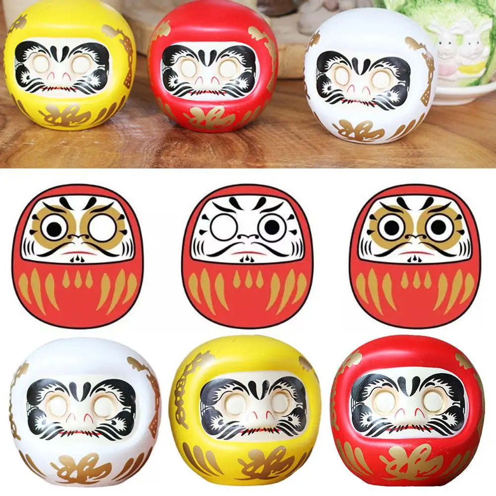 

Cute Japanese Mini Daruma Piggy Bank Doll Lucky Cat Fortune Decorations Feng Ornament Gifts Unique Home Office Shui F4Z2
