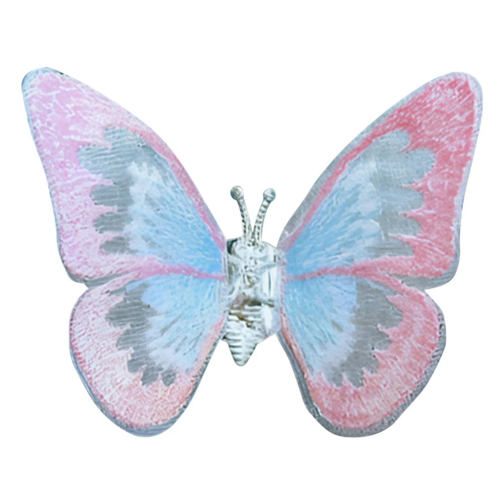 Embroidered Butterfly with Flapping Wings