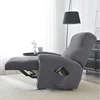 Recliner Sofa Cover Lazy Chair Solid Color Cushion Cover Sofa Cover 1/2/3/4 Seat Waterproof Leaf Texture Sofa 3