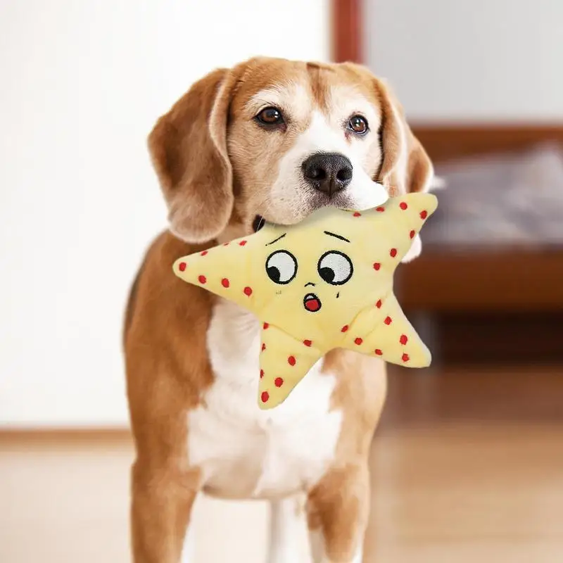 Interactive Plush Squeaky Dog Puzzle Toy