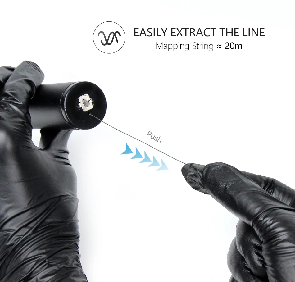 20M Elastische Schnur Permanent Make-Up Tattoo Liefert Für Augenbrauen Microblading Pre-Inked Mapping Werkzeug, Der Augenbraue String Linie – Detail 4
