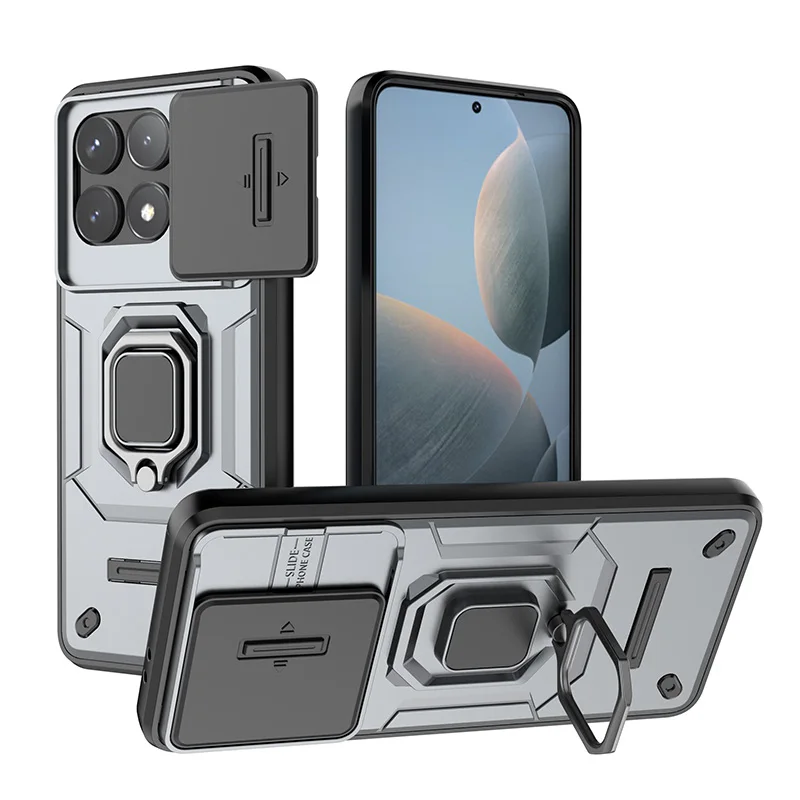 Slide Camera Cover Magnetic Phone Case