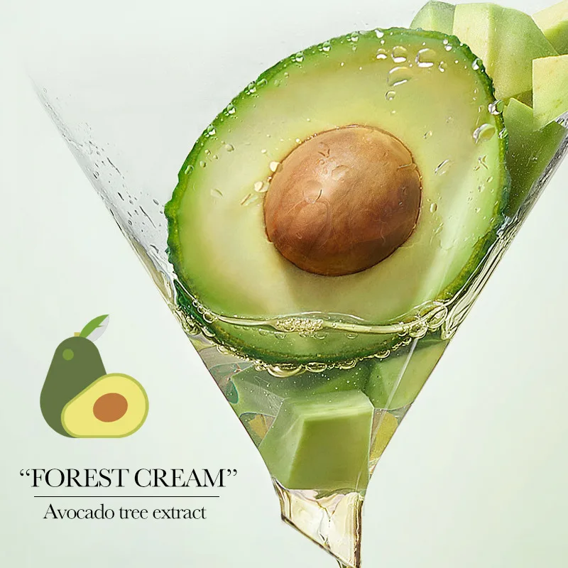 SAODER Avocado Facial Cleanser Face Wash Foam Face Cleanser Moisturizing Exfoliating Facial Cleansing Face Skin Care Products 5