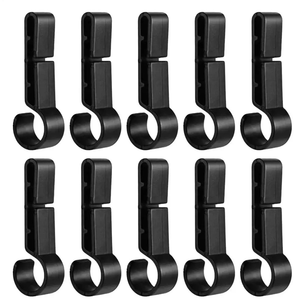 10 teile/satz Schutzhelm Licht Clips Helm Clips Befestigung Kopf Licht Klemmen Scheinwerfer Hut Nicht-Slip Sicherheit Kappen Haken Outdoor werkzeuge – Detail 10