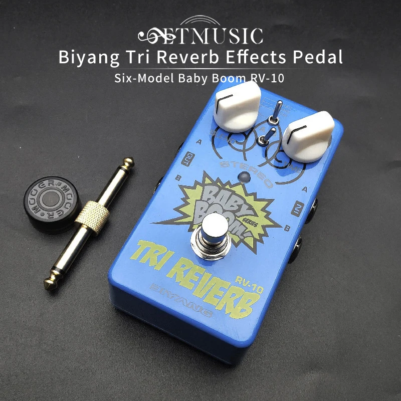 Biyang Rv-10 Tri Reverb Effetti Pedale Sei Modelli Reverb Chitarra Effetti Pedale Baby Boom
