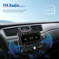 Podofo 1 Din 7'' Écran tactile CarPlay Autoradio Multimédia Lecteur MP5 Android Auto Systèmes intelligents pour voiture Mirror Link BT EQ FM Radio Stéréo 6