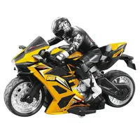Remote Control Stunt Motorbike 360° Rotation Drift RC Car Model High Speed USB Charge Climbing Racing RC Motorcycle Toy for Kids 1