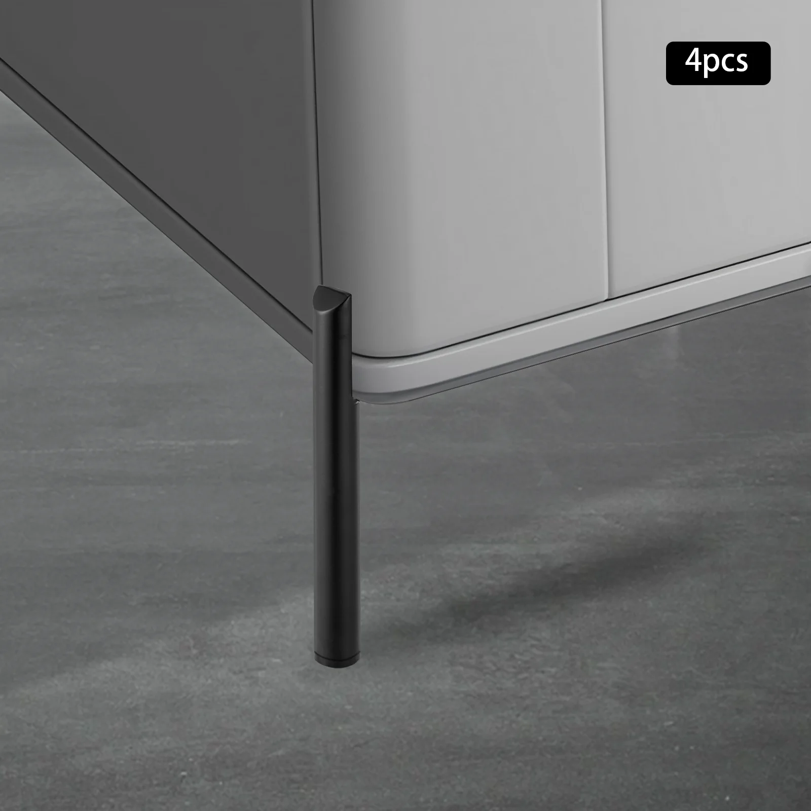 4er-Pack gold-/schwarze Möbelbeine aus Metall, 5,9 Zoll Möbelstützbein, 300 kg Tragfähigkeit, jeweils einfache Installation mit vorgebohrten Löchern – Detail 27