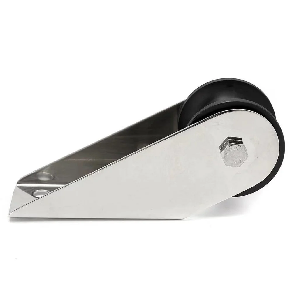 

Stainless Steel Boat Anchor Bracket Anchor Locking Control Accessories Anchor Chain Nylon Roller for Boat (Silver)