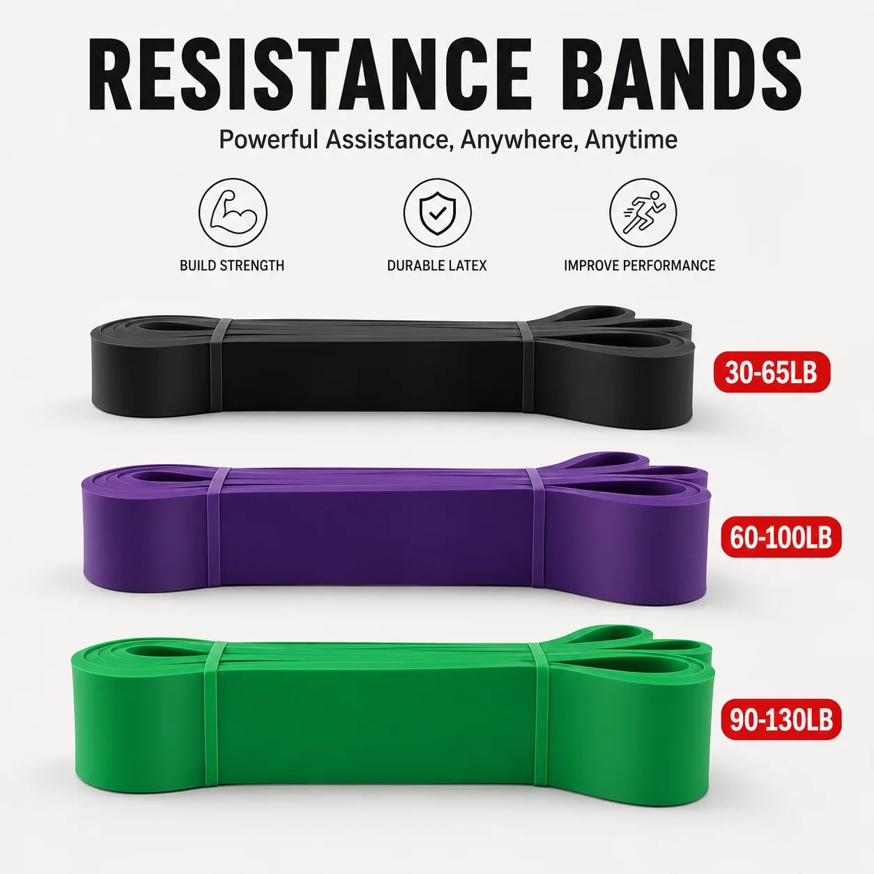 Adjustable Resistance Bands for Fitness, Boxing, Agility, and Yoga Workouts
