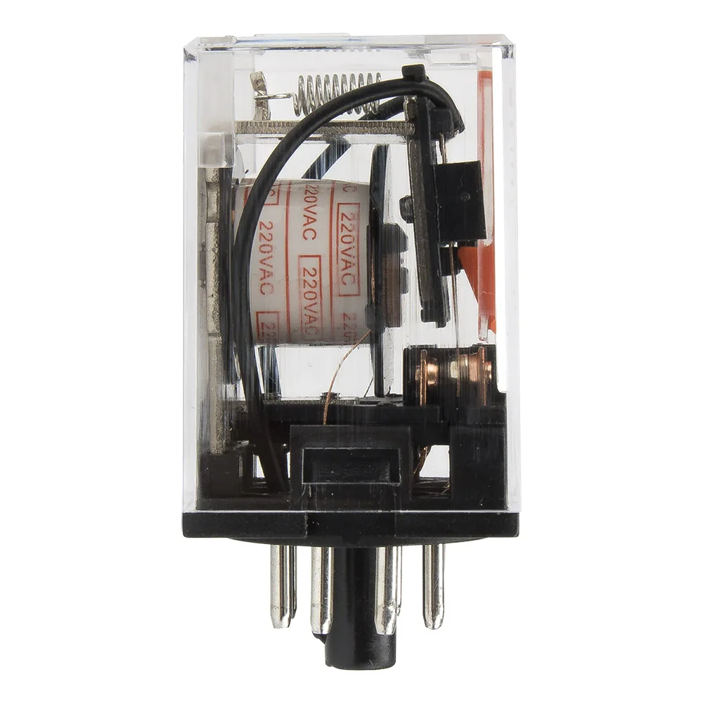 TWTADE/JTX-2C, MK2P-I DPDT Power Relay With Plug-in Terminal Socket Base, DC 24V Coil, 8 Pin 2NO 2NC (Quality Assurance For 1 Years) DC 24V