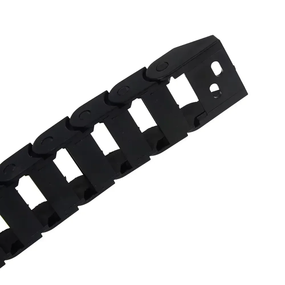 10 X 20mm L1000mm 7x15/10x10/10x15Cable Drag Chain Wire Carrier with End Connectors for CNC Router Machine Tools /Fully Enclosed