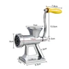 For Meat Grinder Stainless Steel Sausage Filling Machine Vegetable And Garlic Shredder Suitable For Household And Restaurant 3
