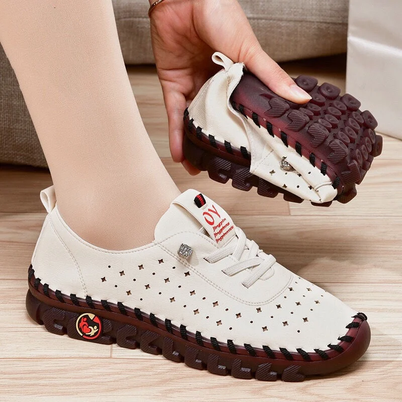 Women's Flat Casual Shoes Comfortable Breathable Casual Shoes Ladies Soft Walking Shoes Anti-slip Sneakers Zapatillas De Mujer