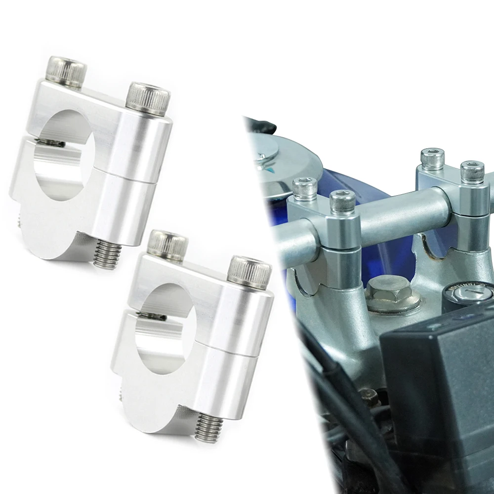 Handlebar Riser Clamp Fat Bar Mounts For Honda Cr125r Cr250r Crf250r Crf250x Crf