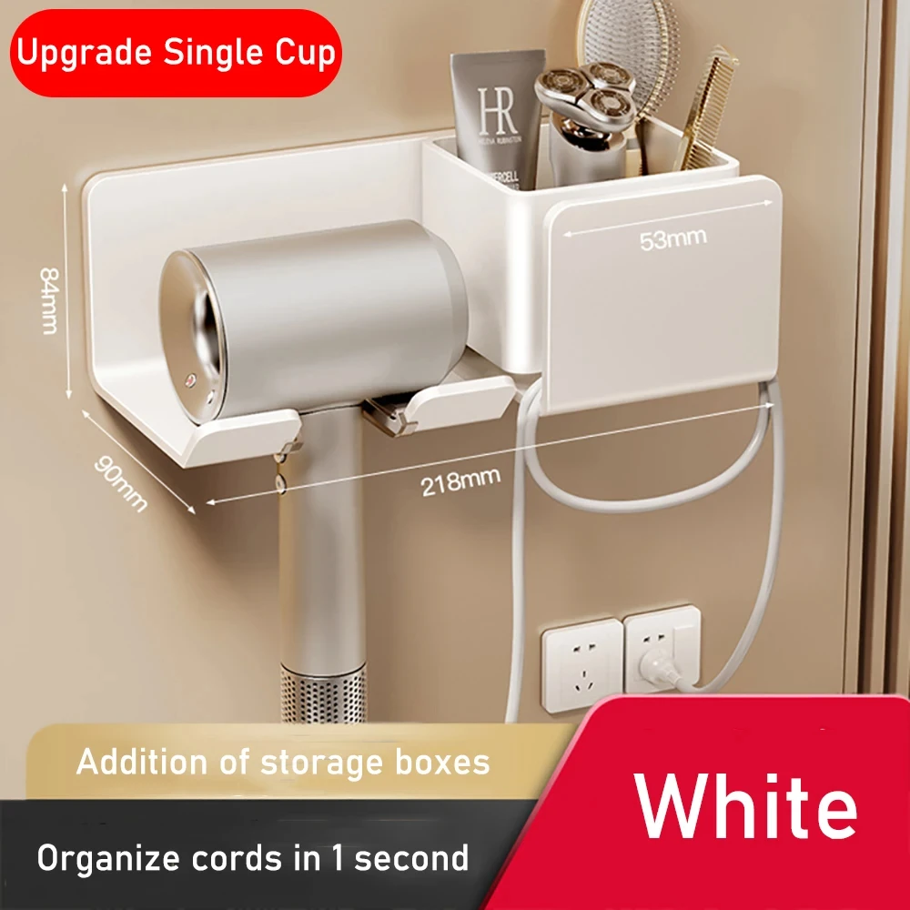 Hair Dryer Holder for bathroom， Cradle Straightener Stand Hairdryer Organizer Blower Holder Shelf，Bathroom Accessories 6