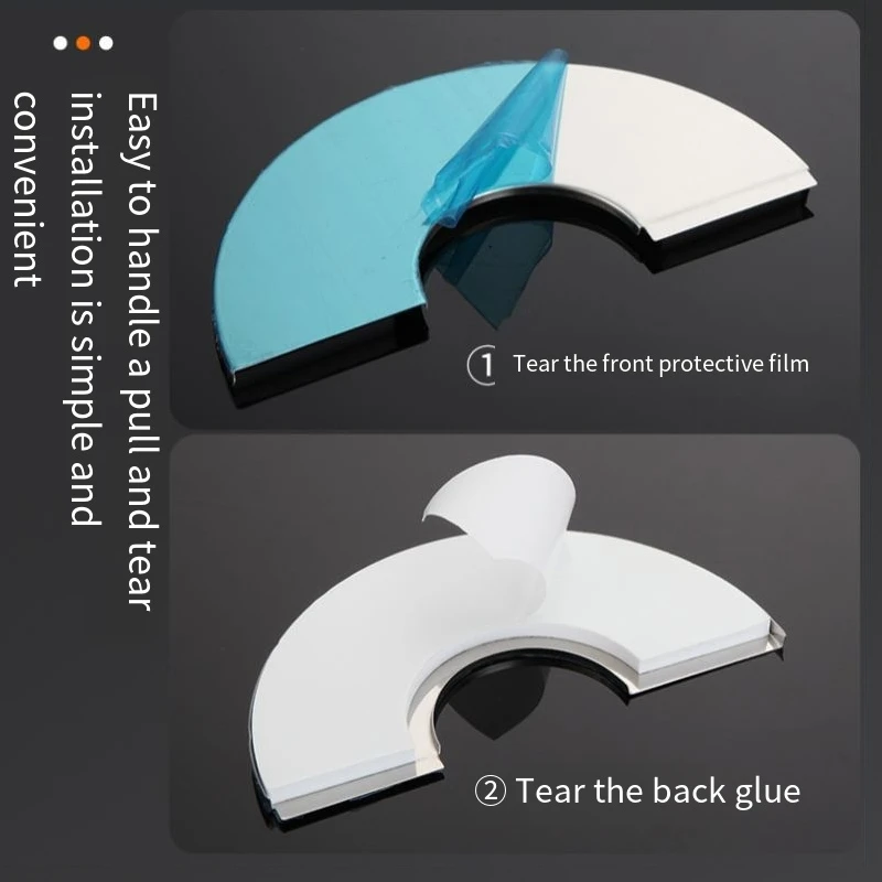 Split Stainless Steel Decorative Cover Triangle Valve Faucet Circular Decorative Cover Wall Opening Gas Pipeline