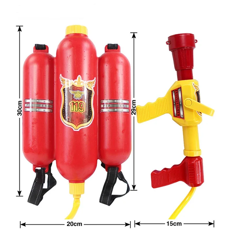 Fireman Extinguisher Water Guns Backpack Water Shooter-Blaster Beach Pool Toy Outdoor Kids Fireman cosplay Pistola Extinguisher 5