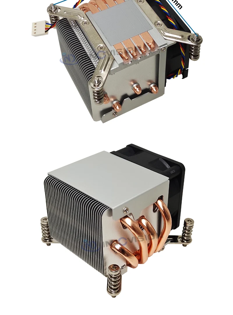 LGA2011, 2066, ventilador refrigerador com 4 tubos