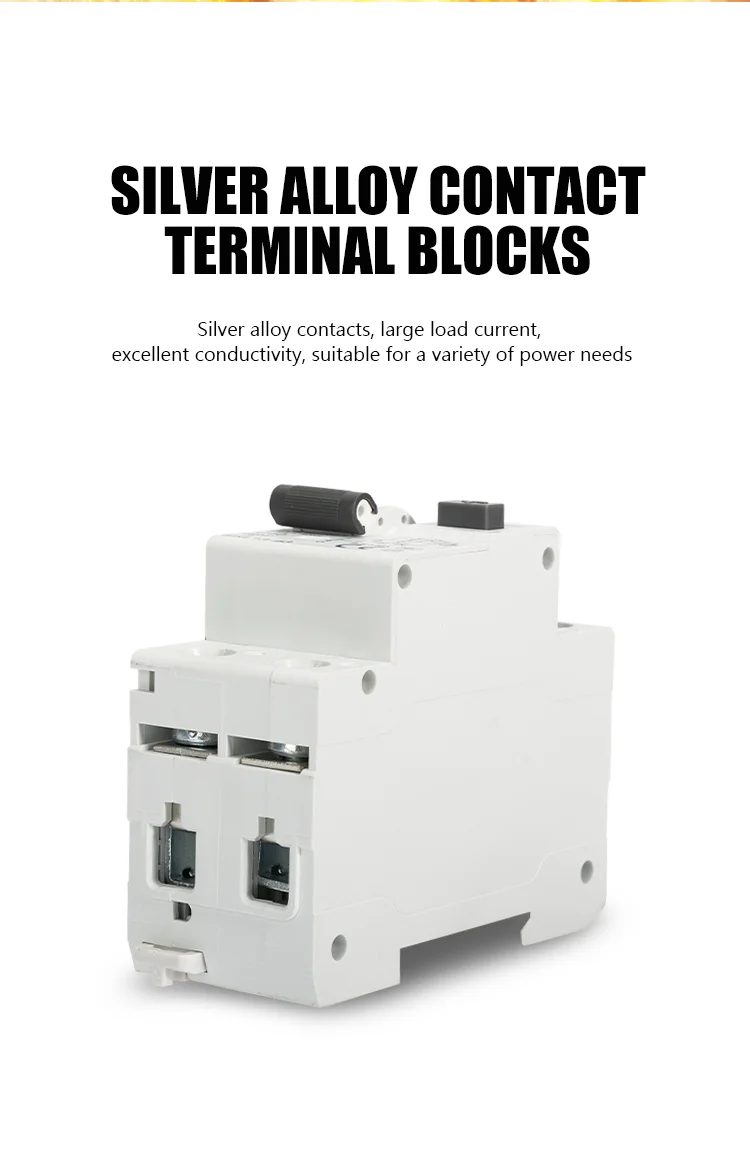 ETEC RCBO Type A 1P+N Residual Automatic Circuit Breaker With Over Current Leaka
