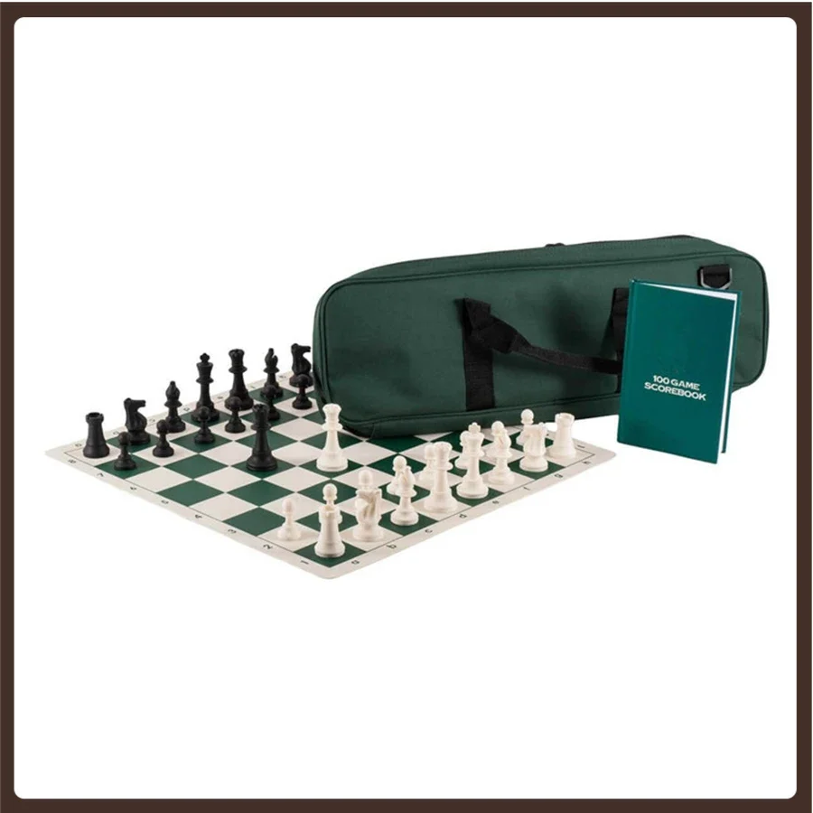 Pezzi Di Scacchi In Plastica Portatili Staunton Professional Travel Folding International Chess Set Zaino Scaci Intellect Game