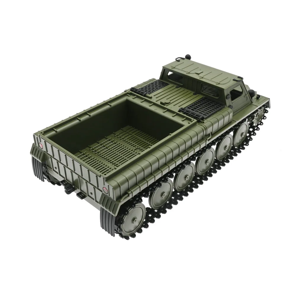 WPL　E-1　1/16サイズクローラー式輸送トラック WPL E-1 1/16 RC Tank 2.4G Full Scale Tracked Transport
