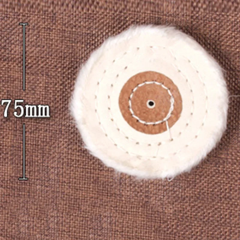 Roue De Polissage En Coton - Diamètre 200 Mm (8 Pouces) - Tampon Nettoyage Pour Meuleuse - Polissage Métal, Voiture, Bijoux - 7