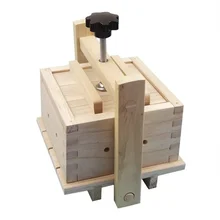  DIY Wooden Tofu Press Mould Set Homemade Cheese Tofu Mold Soybean Curd Tofu Making Mold Kitchen Accessories Cooking Tool 