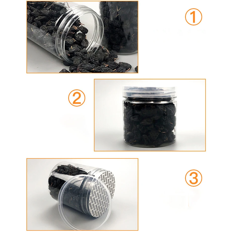 1PC Plastic Packing Bottle PET Clear Empty Seal Bottle Circular Bucket Storage Biscuit Jar Food Grade Sealed Cans Tank Container 5