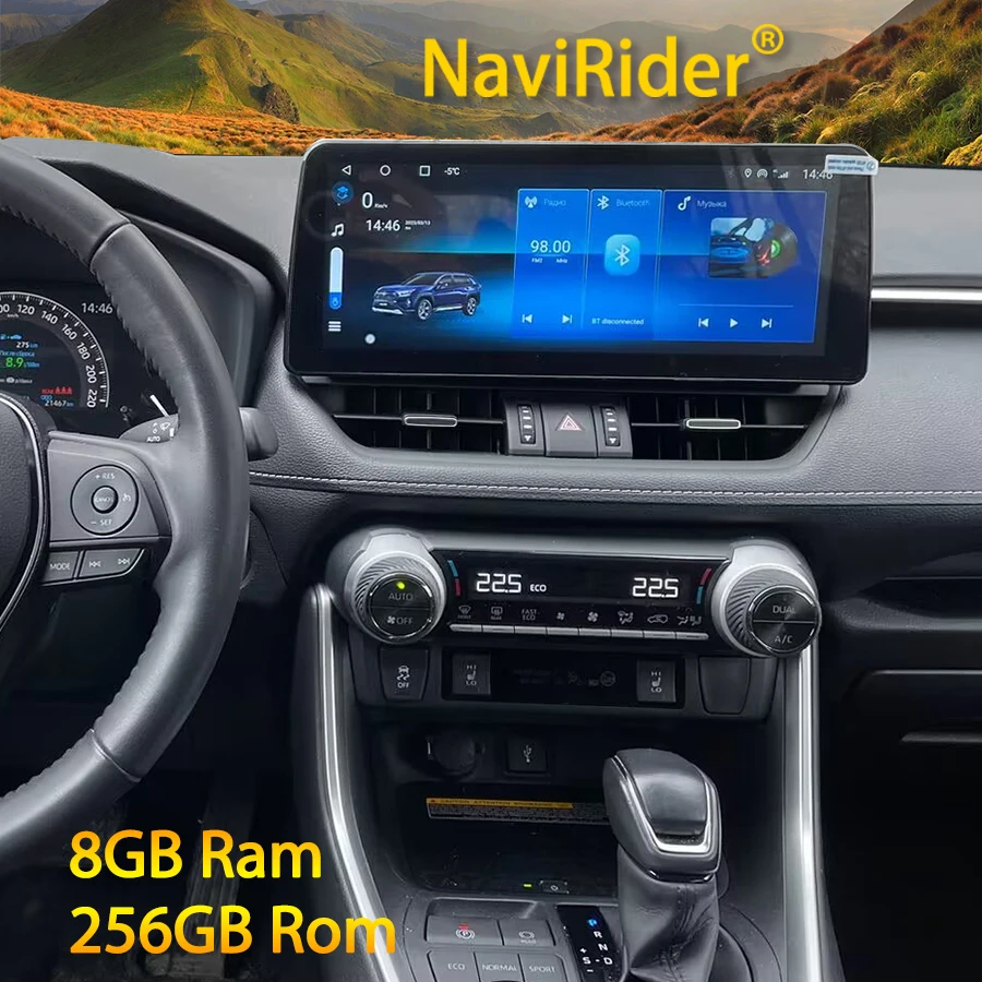 

12.3 Inch Android For Toyota RAV4 XA50 2018-2022 Car Radio Multimedia Video Player GPS Navigation 2 Din Carplay Head Unit Screen