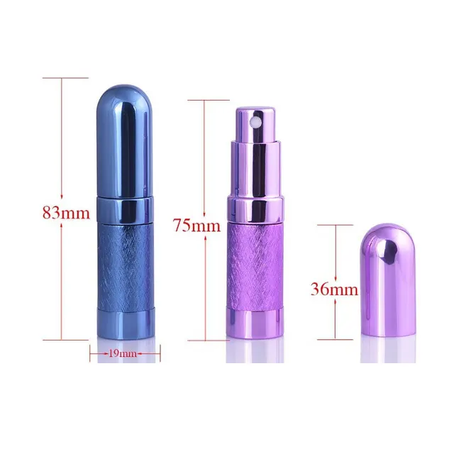 6 Ml Hordozható Mini Újratölthető Parfümös Palack Permetező Illatú Szivattyú Üres Kozmetikai Tartályok Porlasztó Az Utazási Szerszámhoz - Image 6