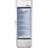 PRF90DX Glass Door Display Refrigerator 9.0 cu ft Commercial Beverage Cooler Merchandiser With Customizable Lightbox - Silver 4