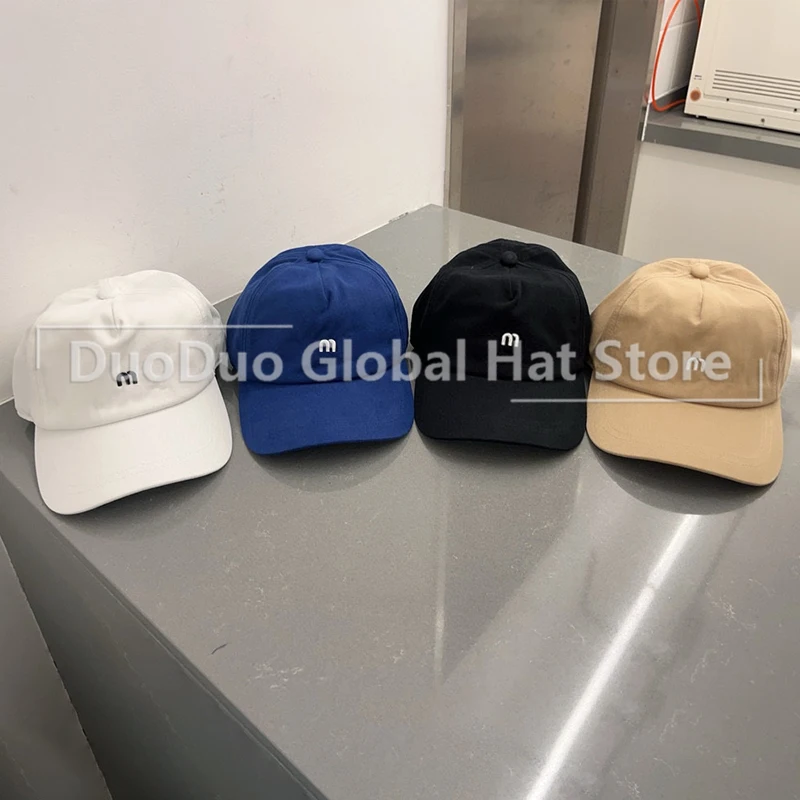 

Fashion Cotton Baseball Caps For Women Men Retro M Letter Embroidery Snapback Hats Sun Visors Hip Hop Dad Hat Casquette BQ1770