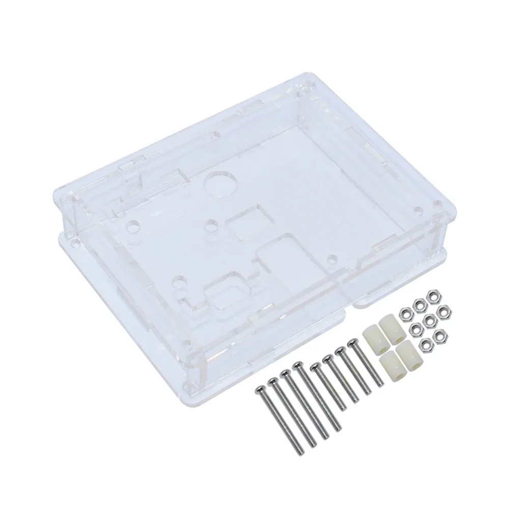 Lcr-T4 Box Acrilico Trasparente Lcr-T3 Custodia Shell Housing Per Lcr-T4 Transistor Tester Esr Scr/Mos Lcr T4