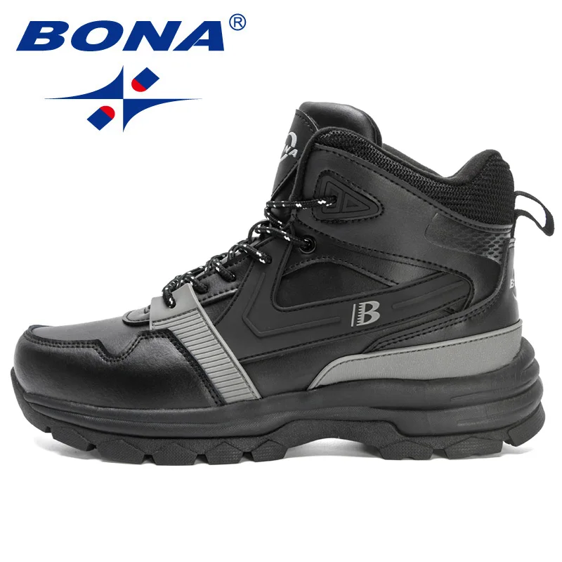 Snow Boots Hiking Shoes Men Outdoor Anti-Slip High Top