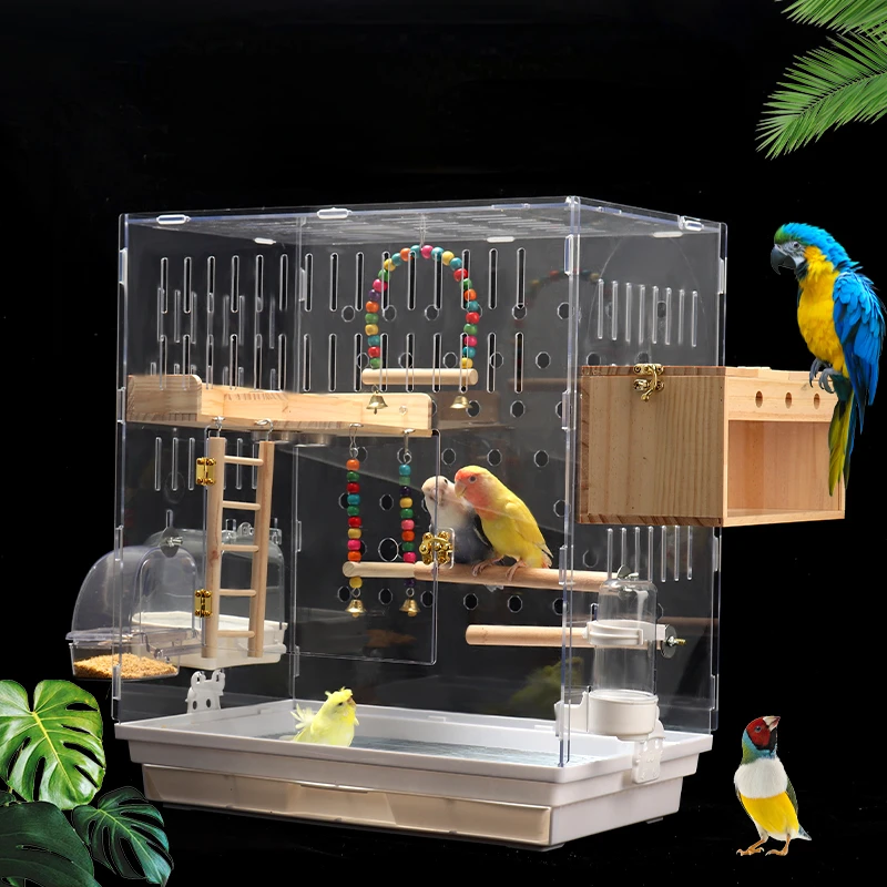 Piccione Budgie Gabbie Per Uccelli Mangiatoia Per Canarini Supporto Per Pappagalli All'Aperto Gabbie Per Uccelli Scatola Per Allevamento Gabbia Per Uc