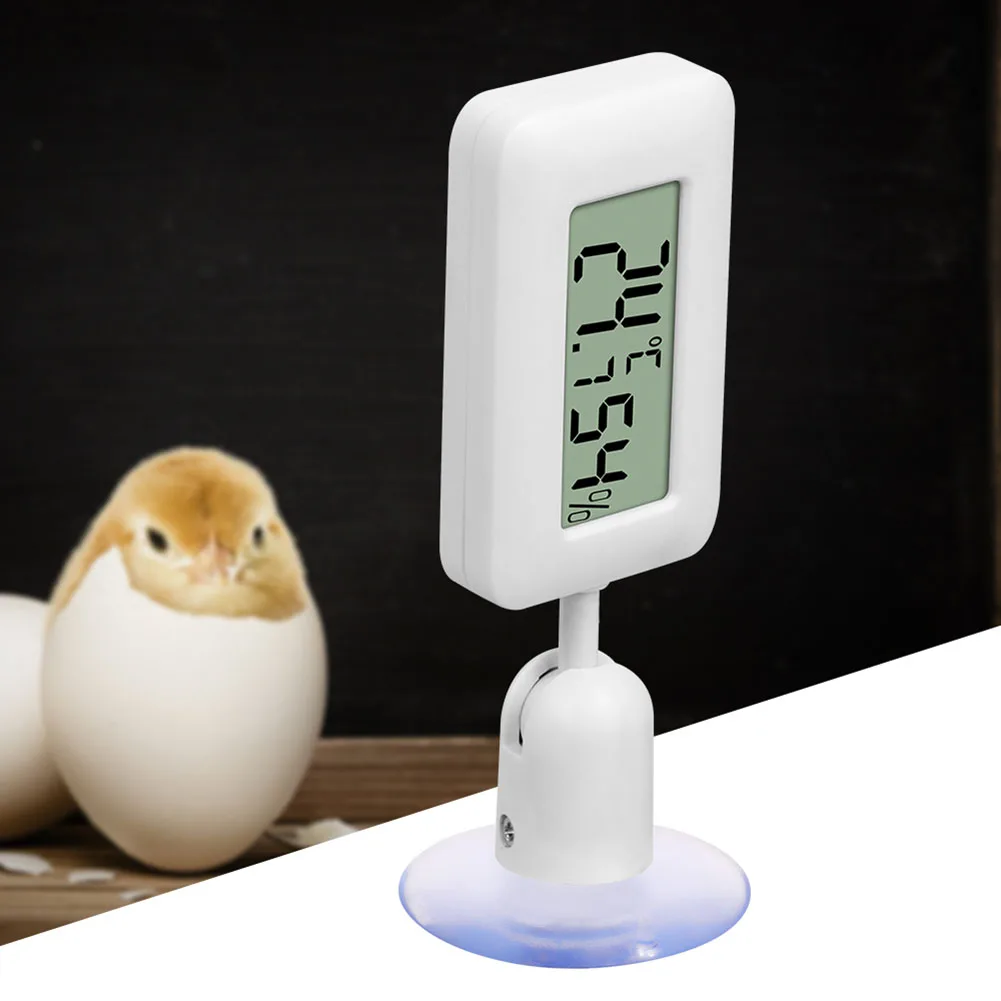 Animal Thermometer Reptile Thermometer Hygrometer Digital Temperature Humidity Meter with Suction Cup