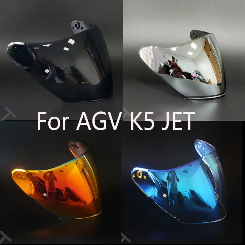 Per Agv K5 Jet Half Helmet Lens Casco Da Moto Half Helmet Lens Casco Visiera Lenti Accessori Per Bici Da Motore Parti