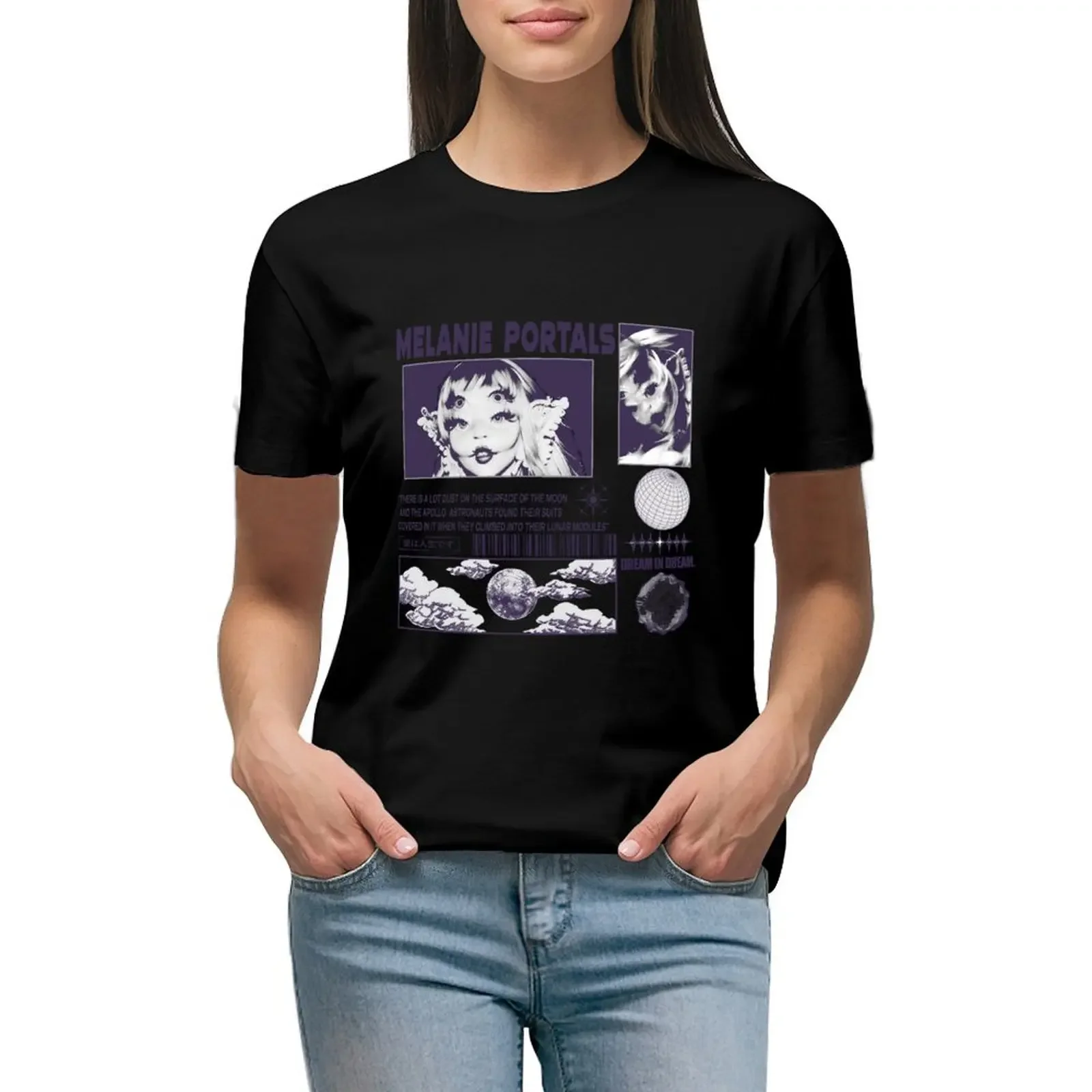 

Melanie Portals T-shirt summer top summer tops summer blouses woman 2024