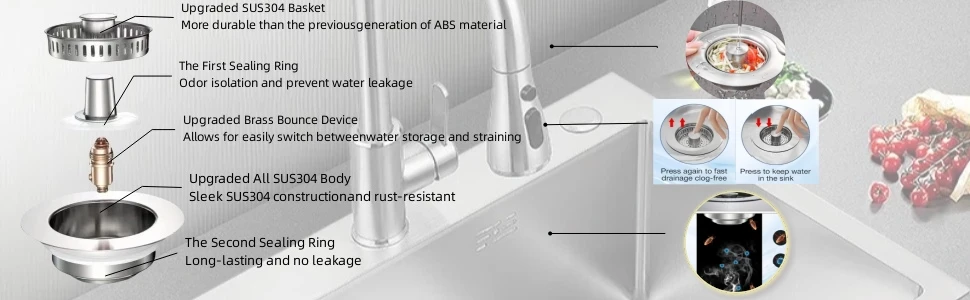 Kitchen Sink Drain Filter Image 8