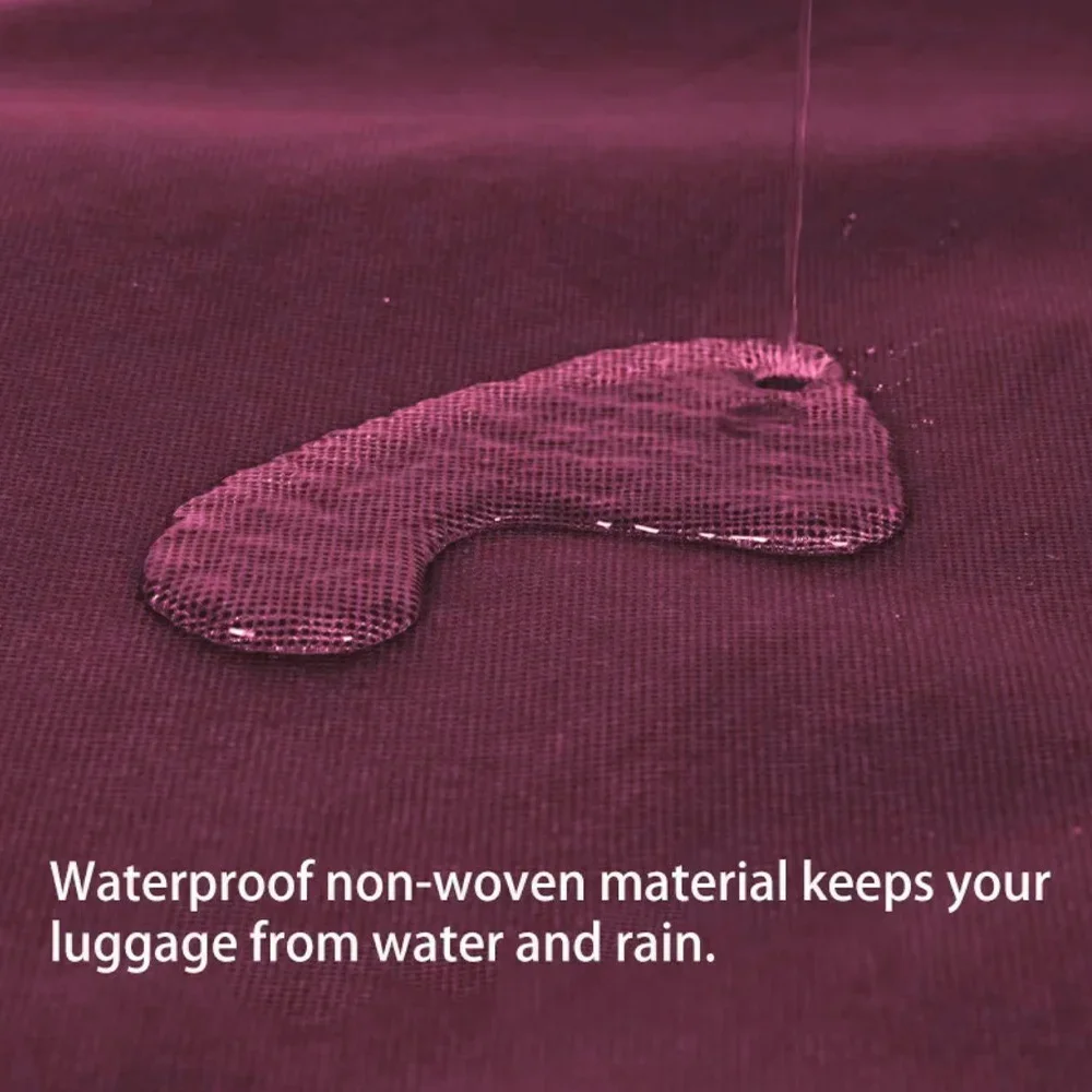 Travel Luggage Cover Dust Proof Scratch Resistant Reusable Non-woven Cover Gold Letter Series luggage cover