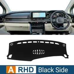 Premium Car Dashboard Cover Dash Mat Sun Shade Non - Slip Pad Accessories - - (A Black Side RHD)
