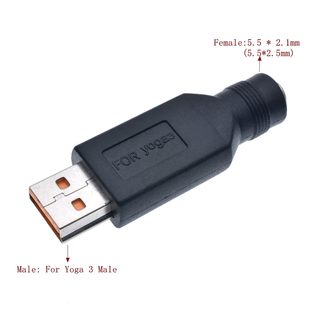 

7,9*5,5 мм DC Jack адаптер питания кабель штекер Женский к специальному USB зарядное устройство мужской для Lenovo thinkpad для yoga3-14 yoga900 700
